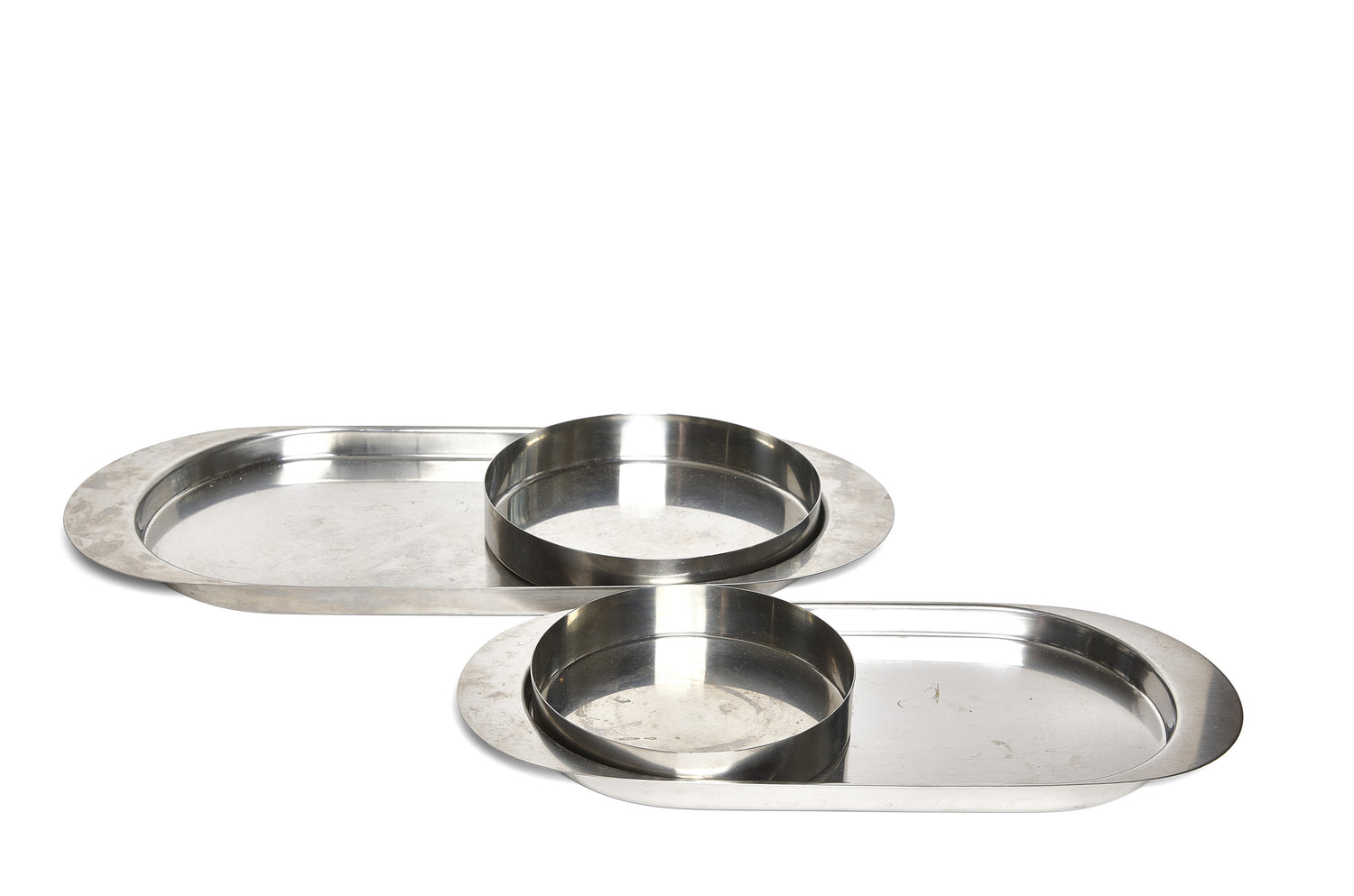 Arne Jacobsen Stainless Tray with Low Bowl for Stelton