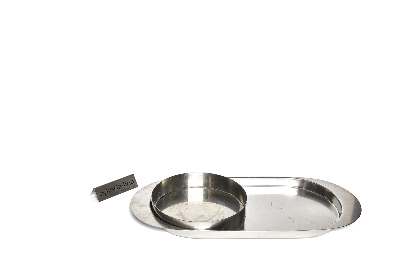 Arne Jacobsen Stainless Tray with Low Bowl for Stelton
