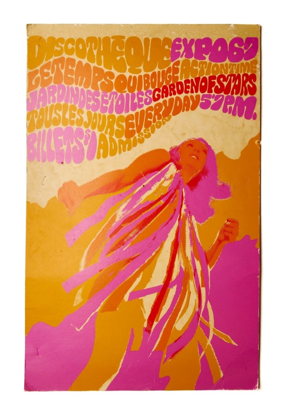 Discosteque Expo 67 Poster on Board