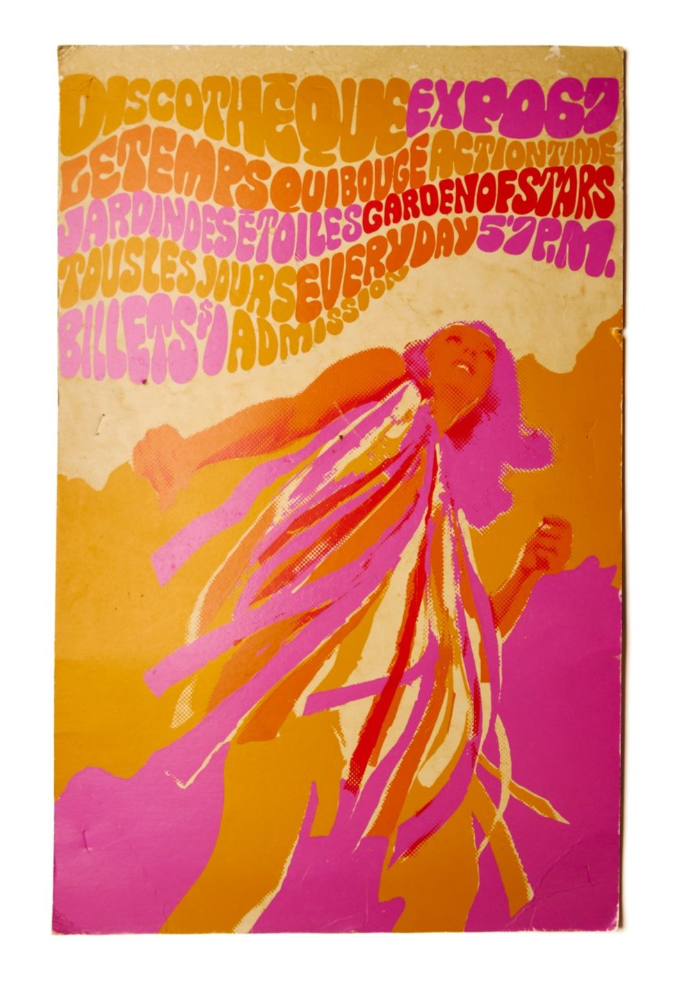 Discotheque Expo 67 POSTER on Board