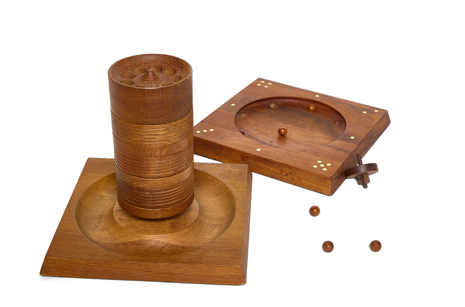 Danish Teak Tarnspil Tower Game by Piet Hein for Skjode Skjern