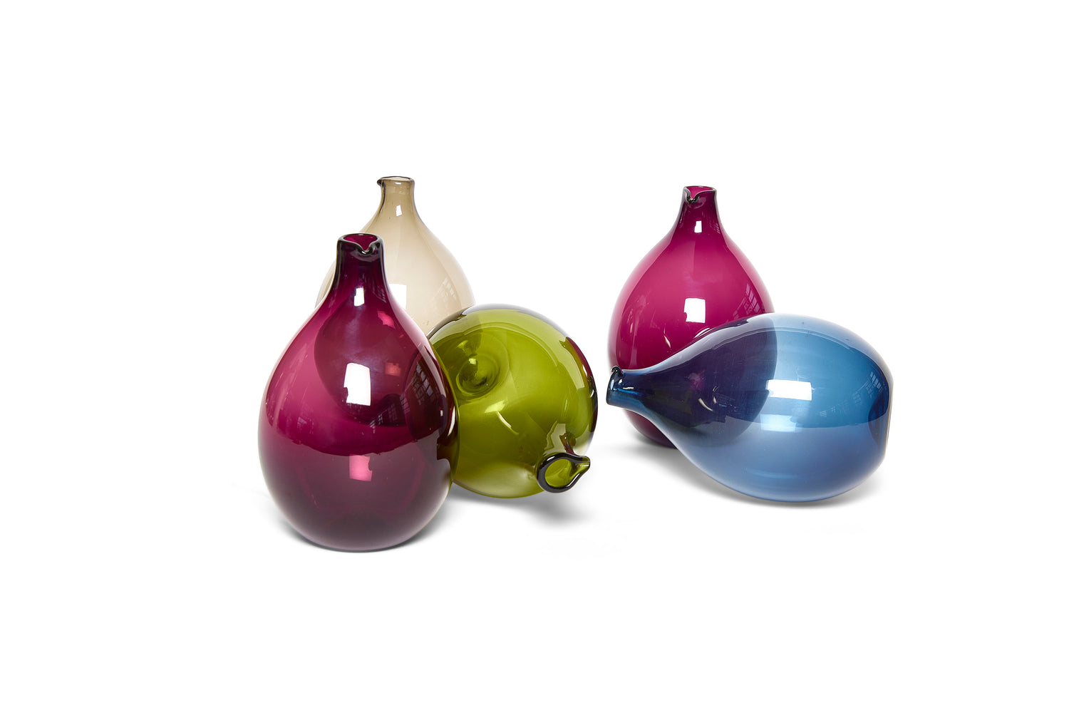 A Smoked Glass Bird Vase by Timo Sarpaneva for IIttala