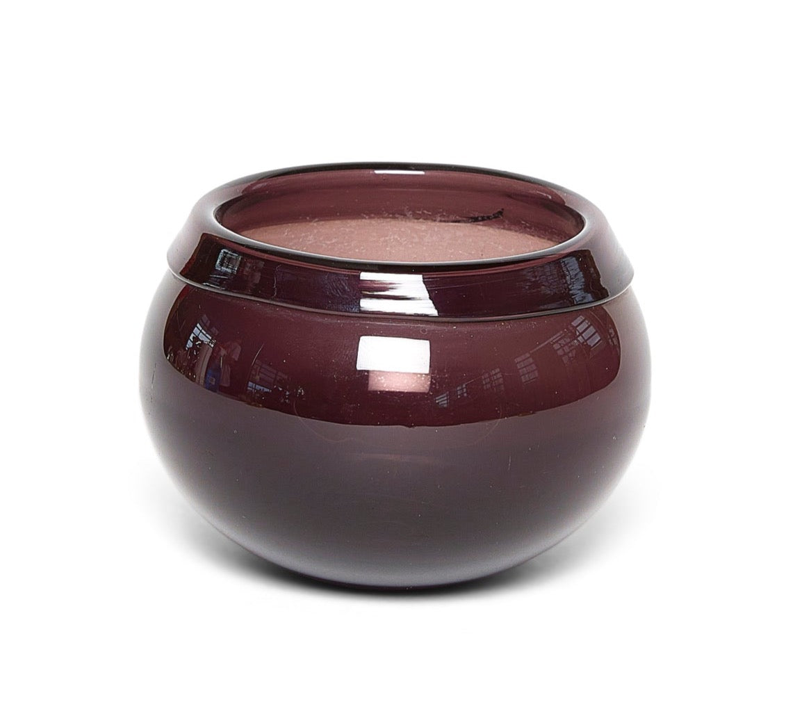 A Purple Rolled Rim Vase by Timo Sarpaneva for IIttala