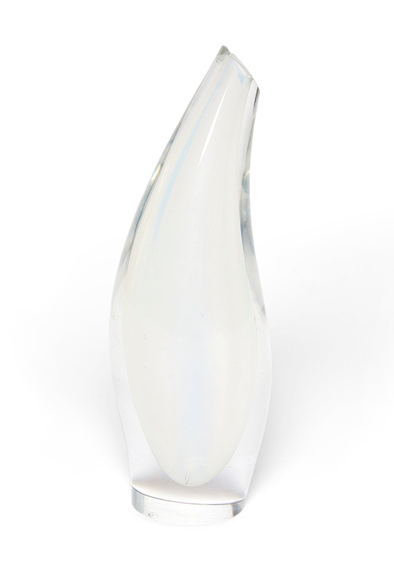 A Flask Shaped Vase in Shaded Glass by Tapio Wirkkala for IIttala