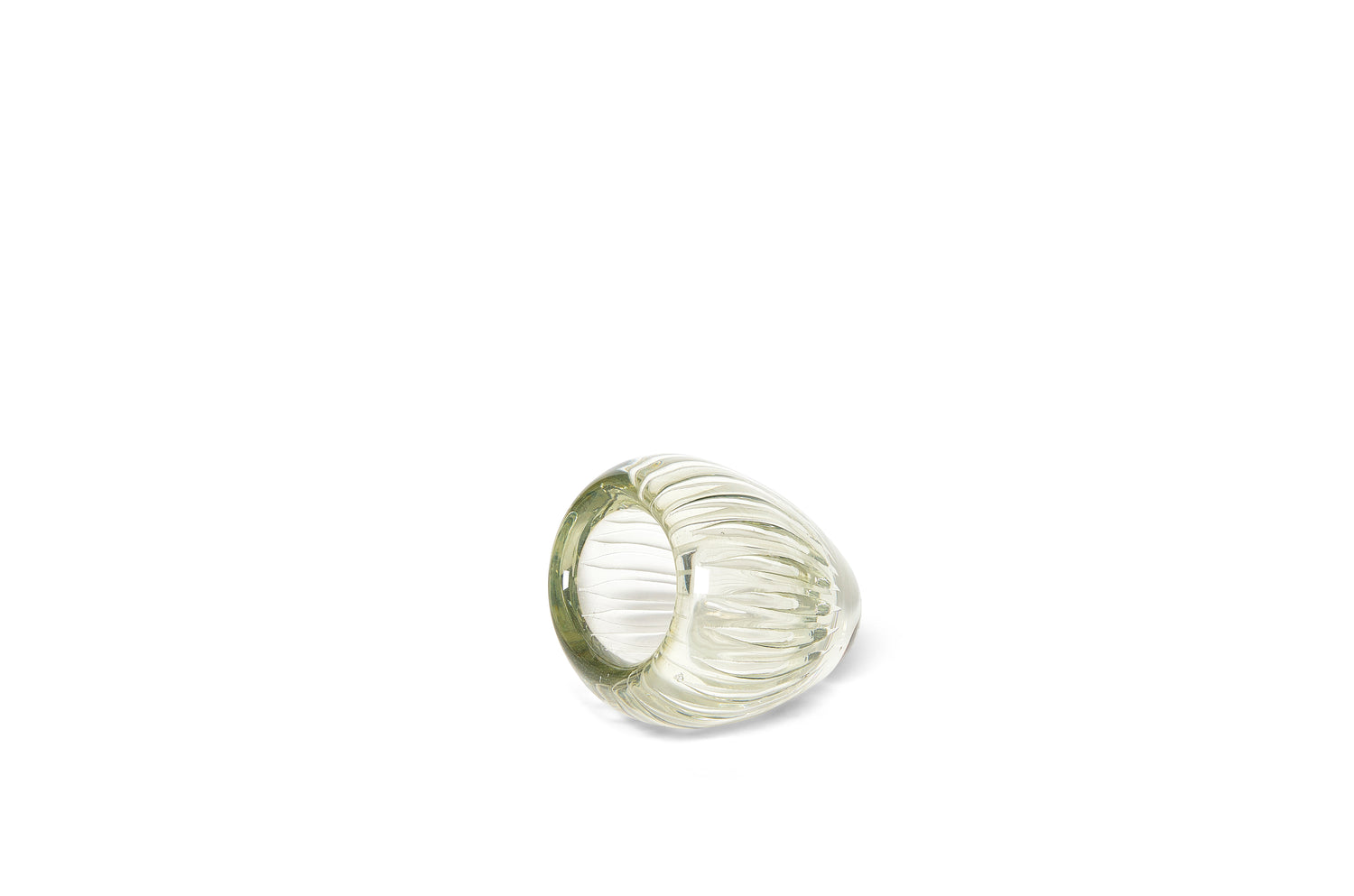 A Striped Controlled Bubble Vase by Kaj Franck for Iittala