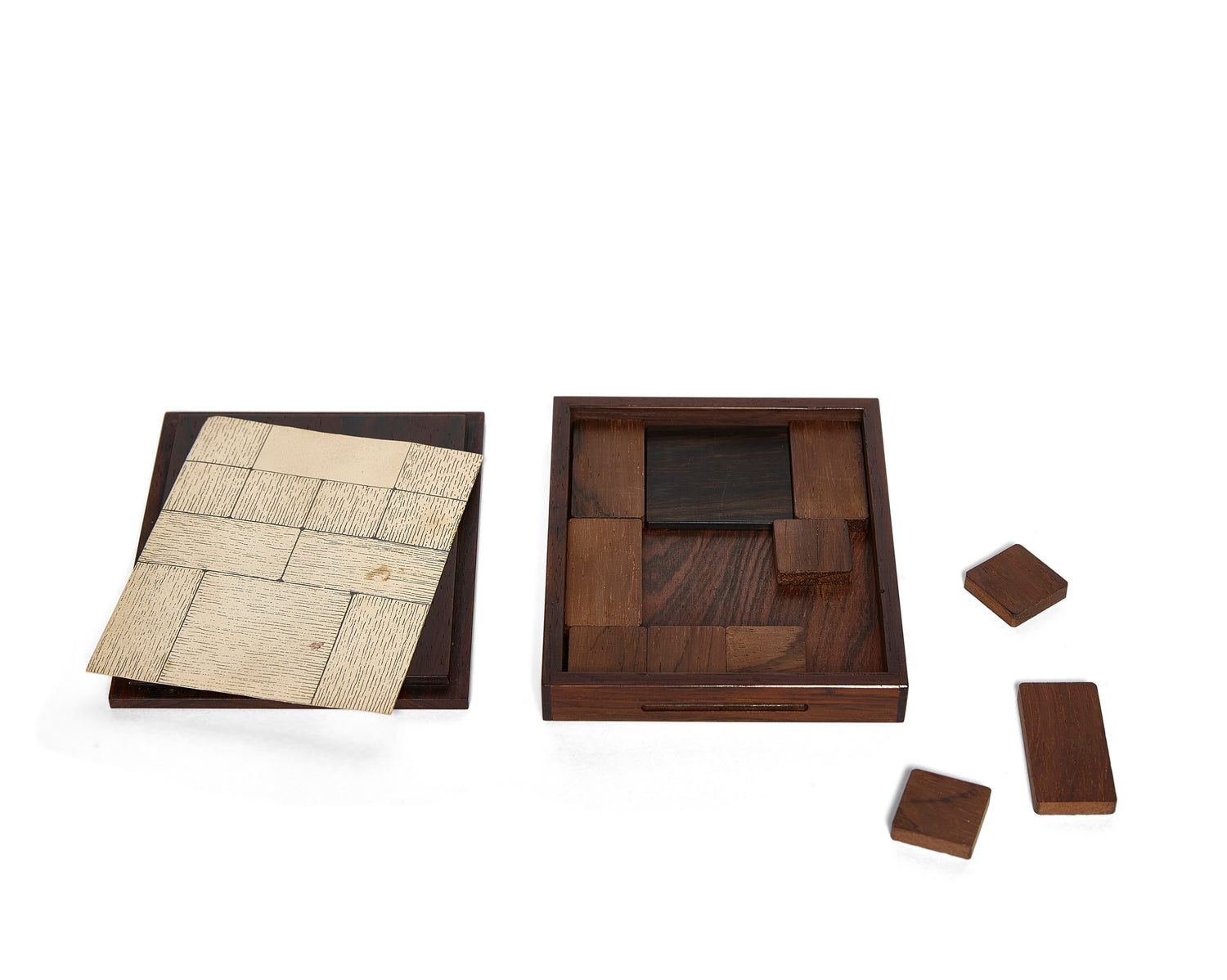Svend Petersen Brazilian Rosewood Sliding Toy / Puzzle