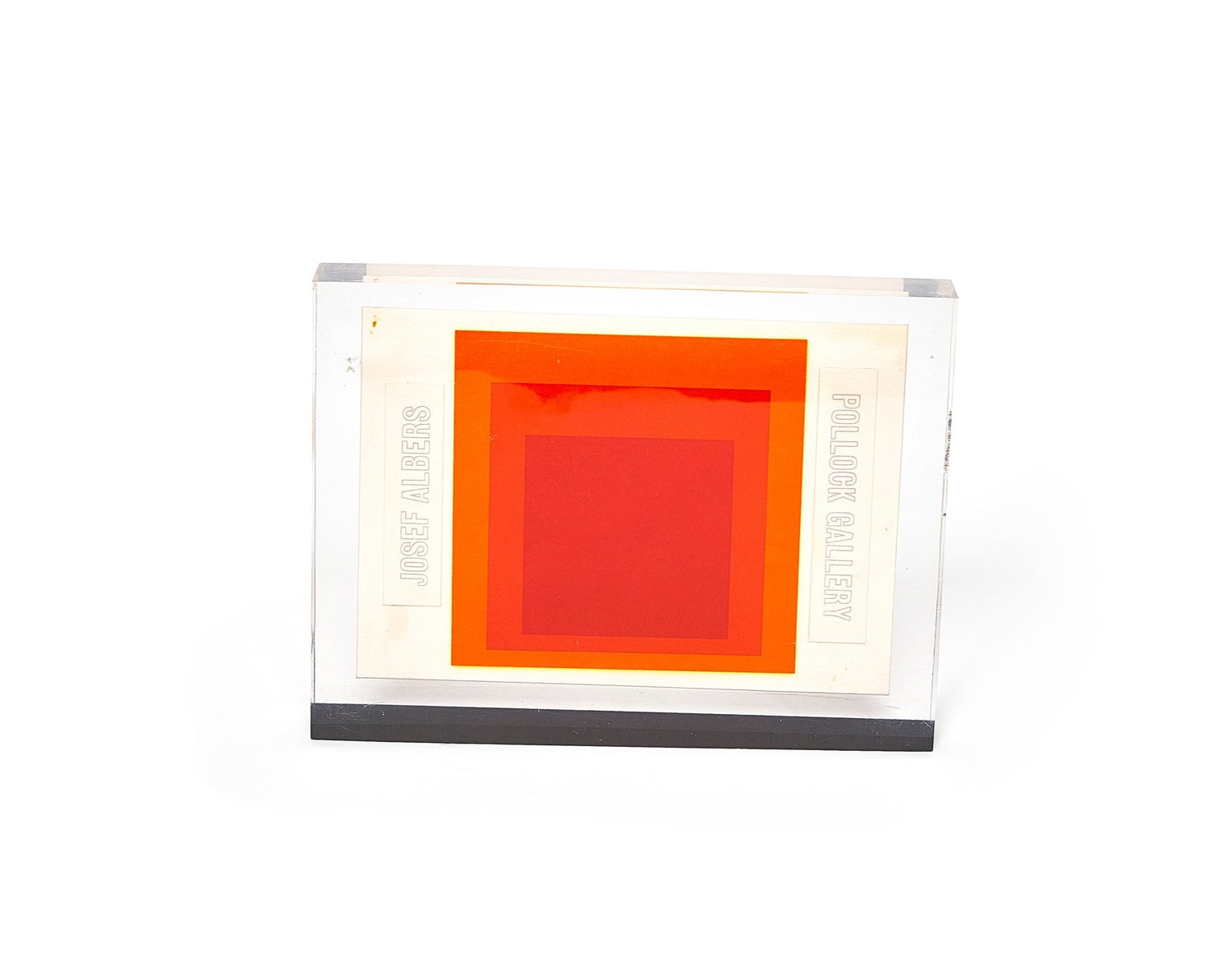 Rare Josef Albers Invitation for the Jack Pollock Gallery