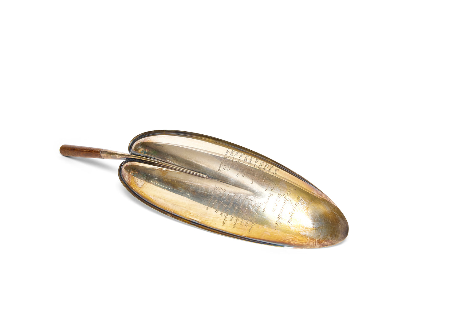 A Large and Important Leaf Server in Silver and Rosewood by Tapio Wirkkala