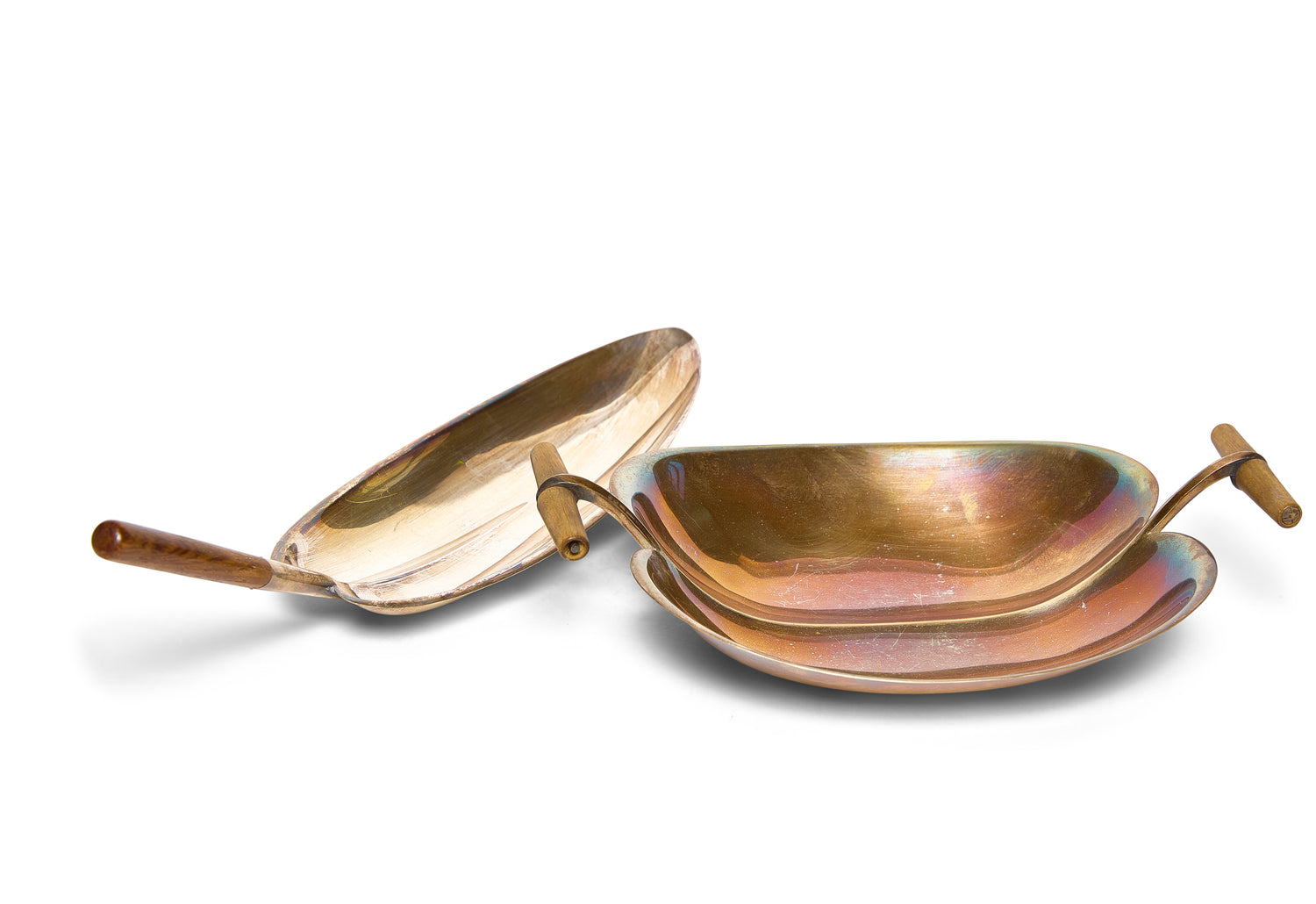 A Large and Important Leaf Server in Silver and Rosewood by Tapio Wirkkala