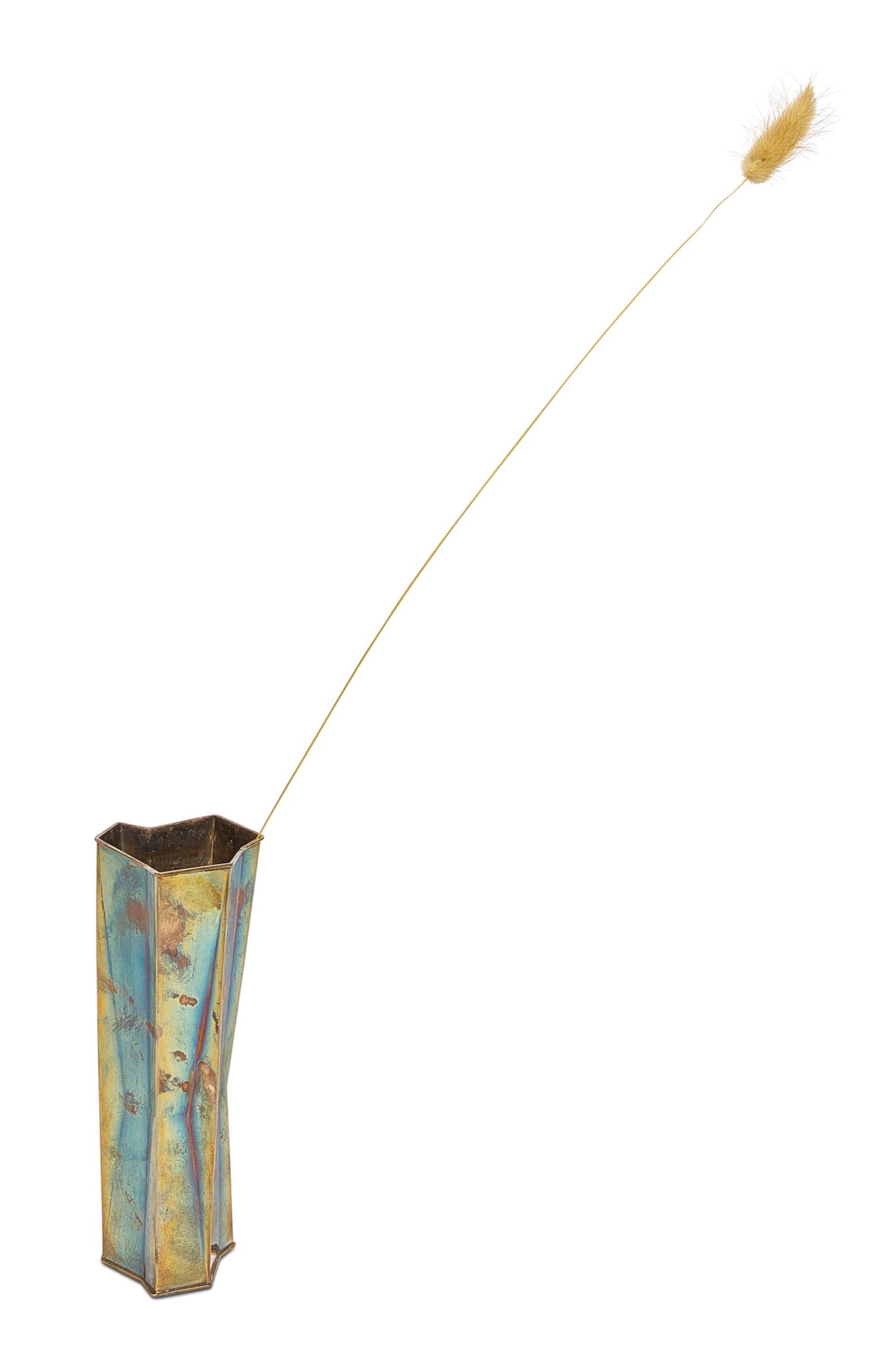 An Incredible Silver Geometric Vase by Tapio Wirkkala