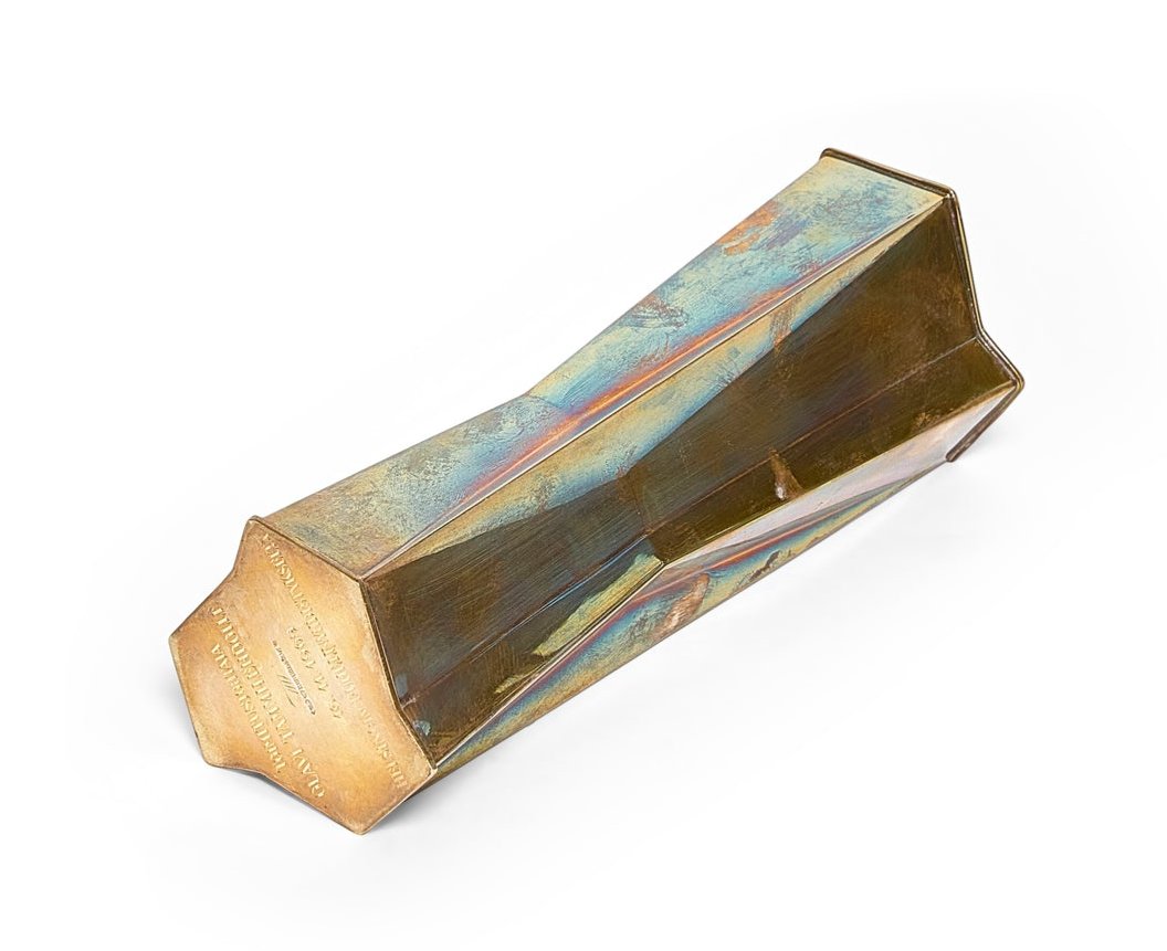 An Incredible Silver Geometric Vase by Tapio Wirkkala