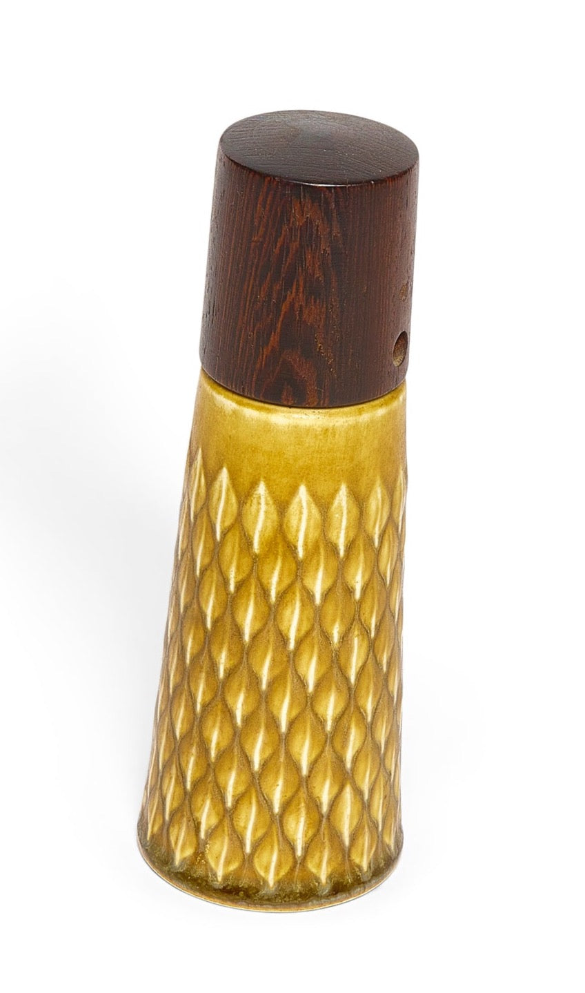 A Ceramic and Rosewood Pepper Grinder by Jens Quistgaard for Dansk
