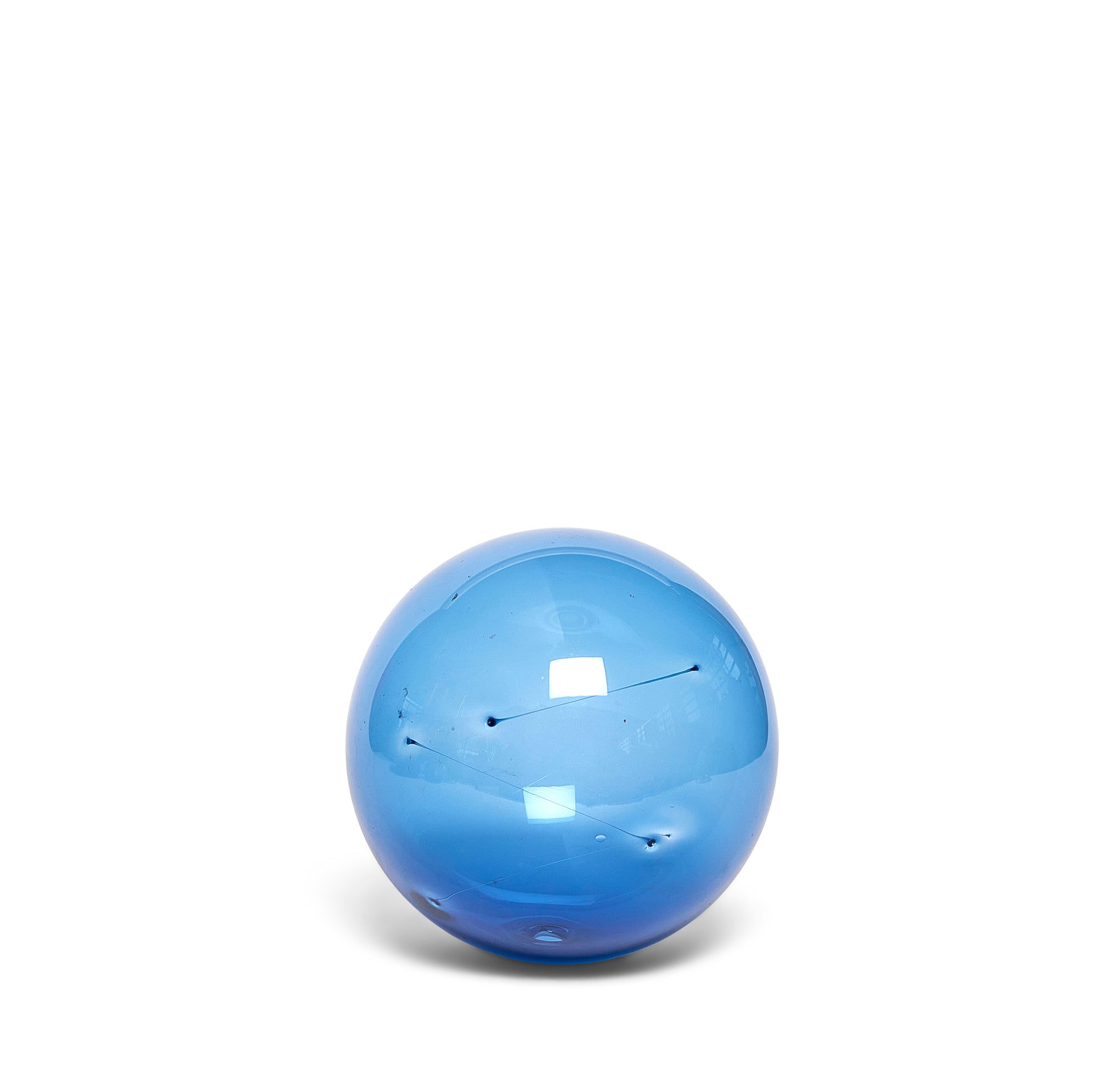 A Blue Glass "Sunball" by Timo Sarpaneva for IIttala