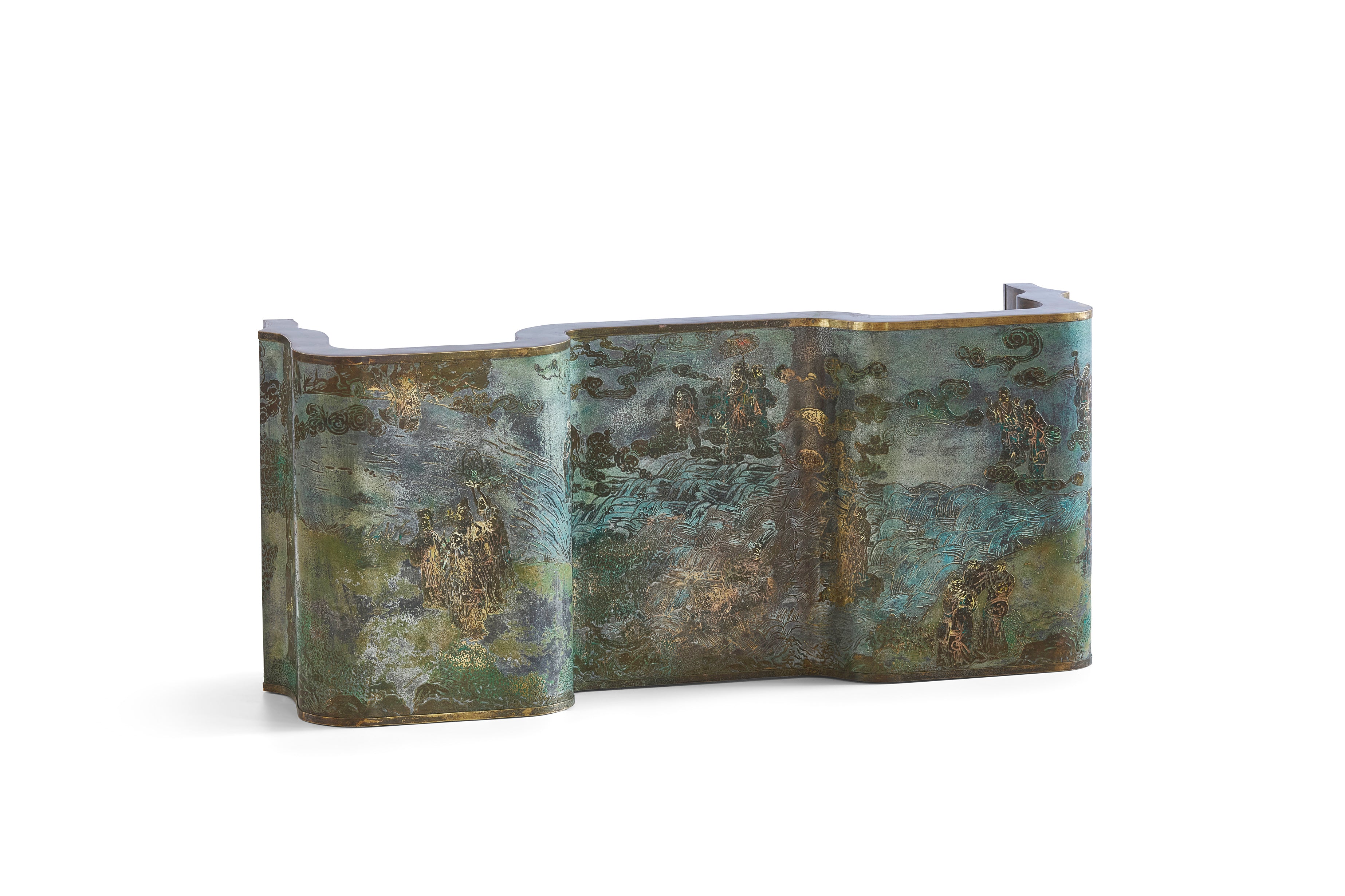 Philip and Kelvin LaVerne Rare Chi Liang Coffee Table