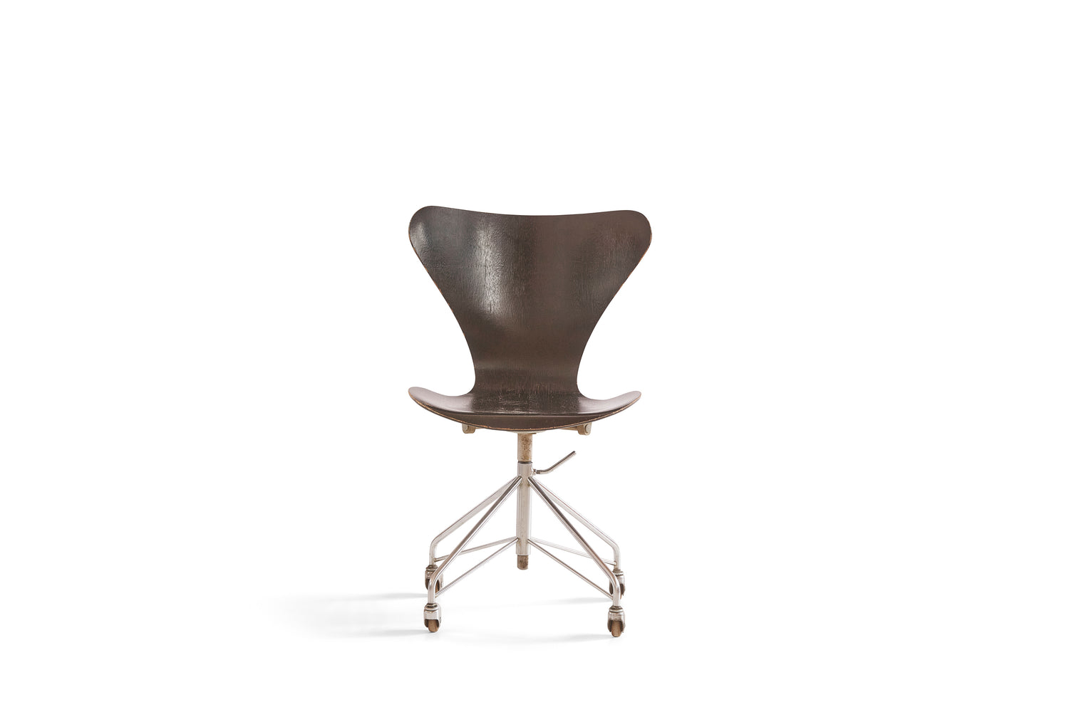 Adjustable Swivel Office Chair 3117 by Arne Jacobsen for Fritz Hansen, 1960s