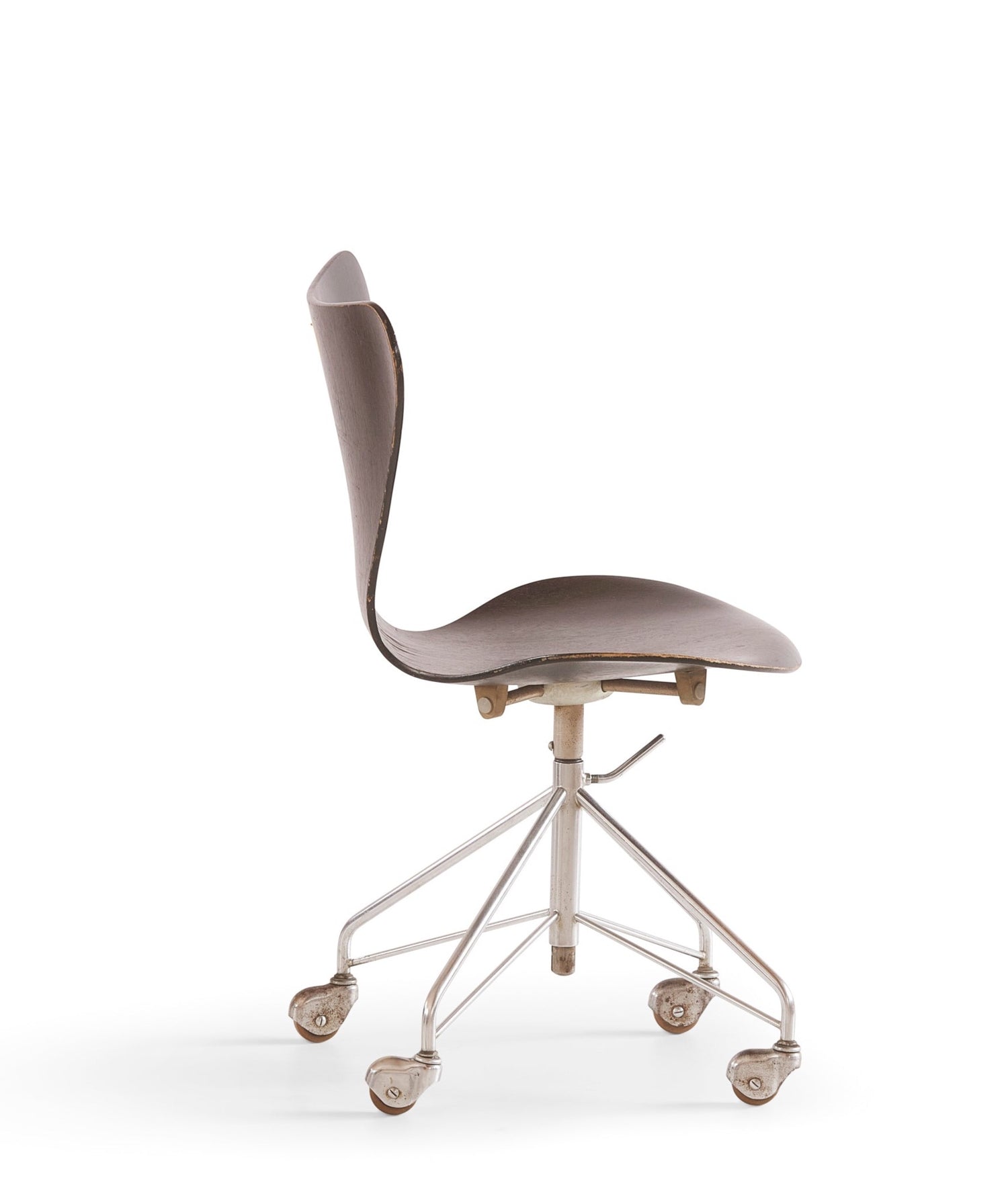 Adjustable Swivel Office Chair 3117 by Arne Jacobsen for Fritz Hansen, 1960s