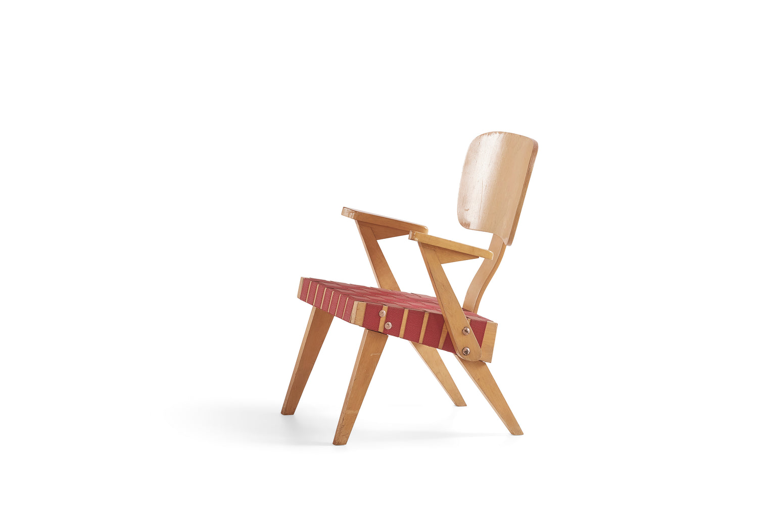 Russell Spanner Low ArmChair in Maple