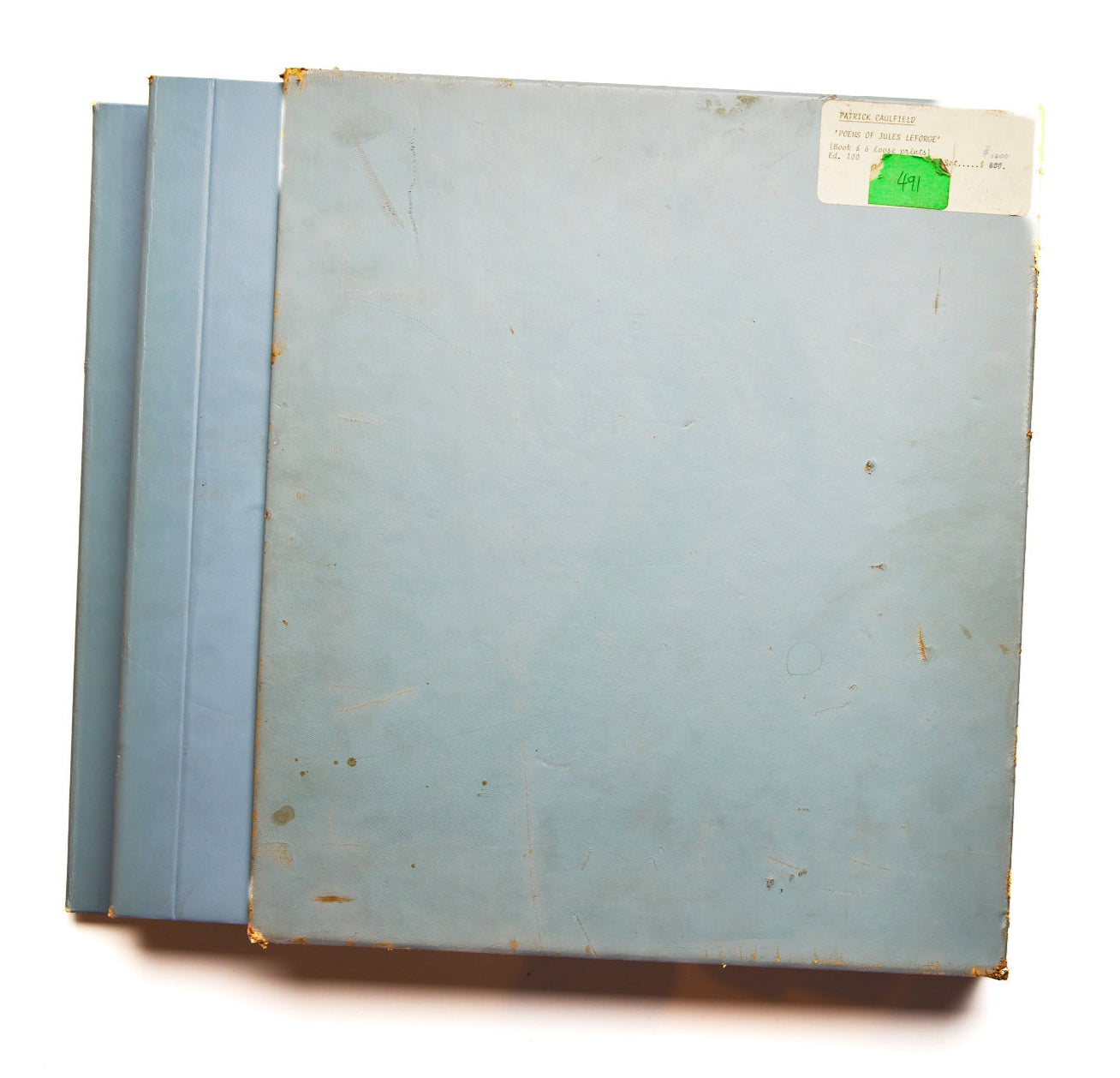 {"loading" => "lazy", "class" => "motion-reduce", "sizes" => "(min-width: 1200px) 267px, (min-width: 990px) calc((100vw - 10rem) / 4), (min-width: 750px) calc((100vw - 10rem) / 3), calc(100vw - 3rem)", "widths" => "165, 360, 535, 750, 940, 1100", "alt" => "Leather Bound Patrick Caulfield "Poems of Jules Lefarge"", "is" => "lazy-image"}