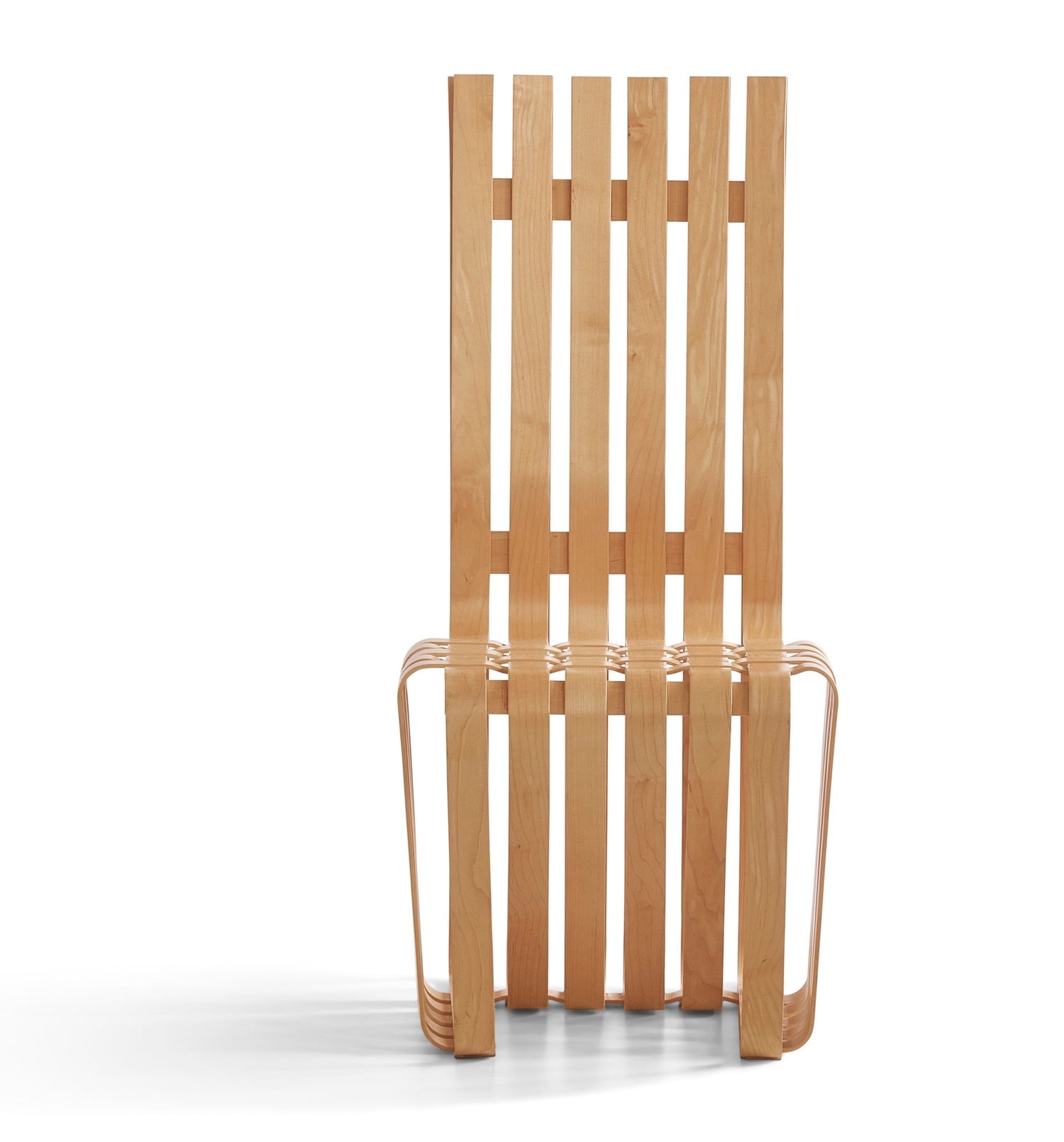 Set of 10 "High Sticking" Dining Chairs by Frank Gehry for Knoll