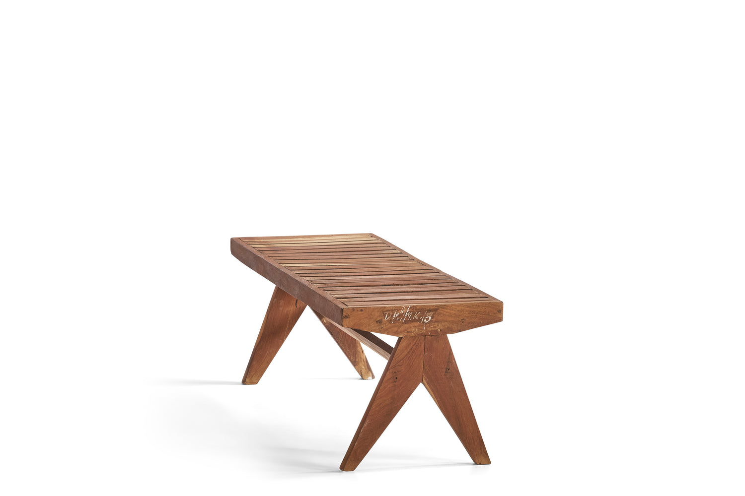 Pierre Jeanneret Slatted Bench for the Chandigarh Project
