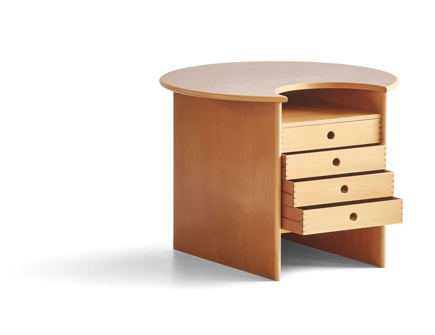 Gianfranco Frattini Portofino Wooden Bedside Table for Bottega Ghianda