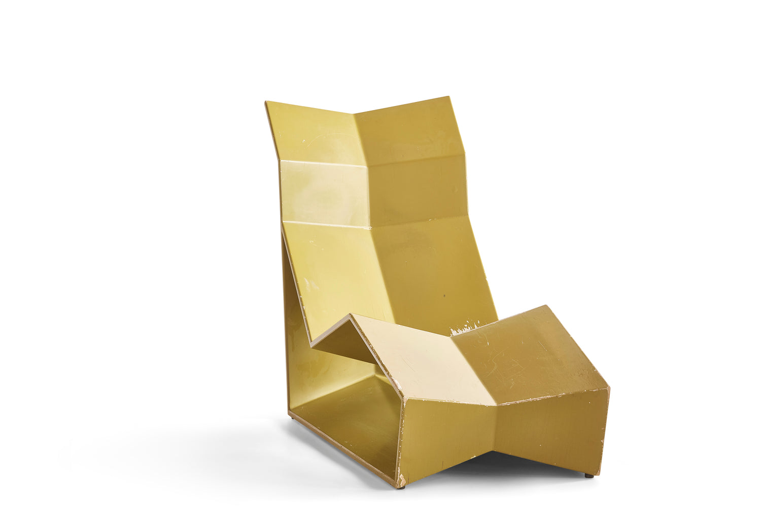 Donald Lloyd McKinley Faceted "Planar" Chaise Lounge Prototype