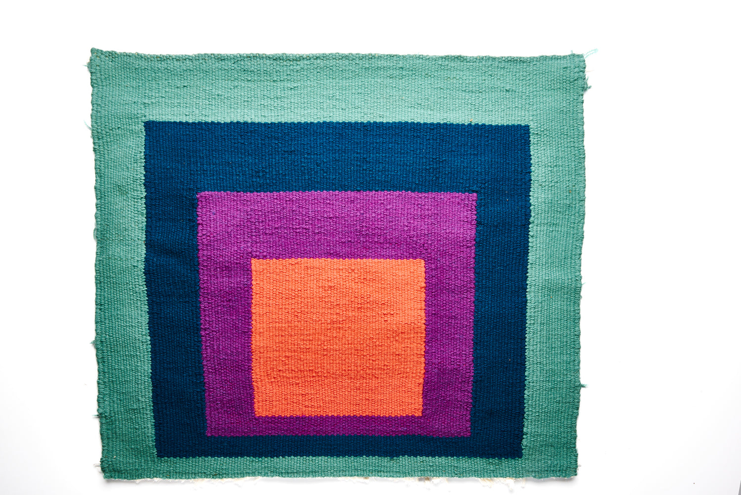After Josef Albers "Homage to the Square" Tapestry