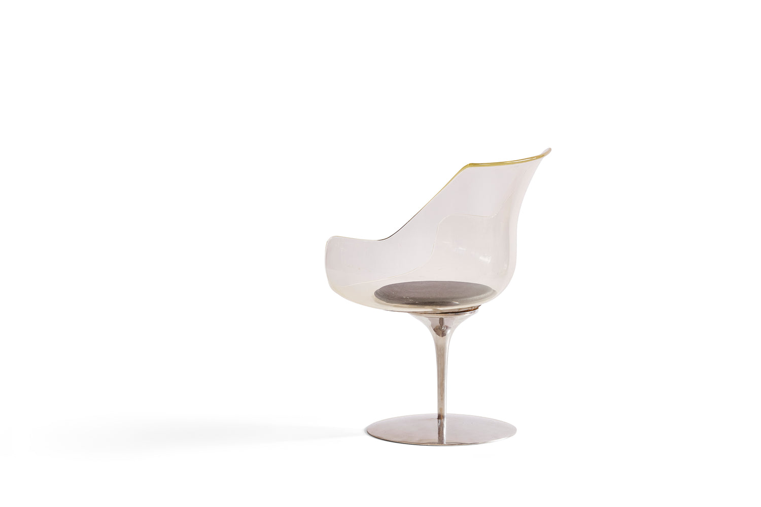 A Laverne "Invisible" Series Champagne Chair