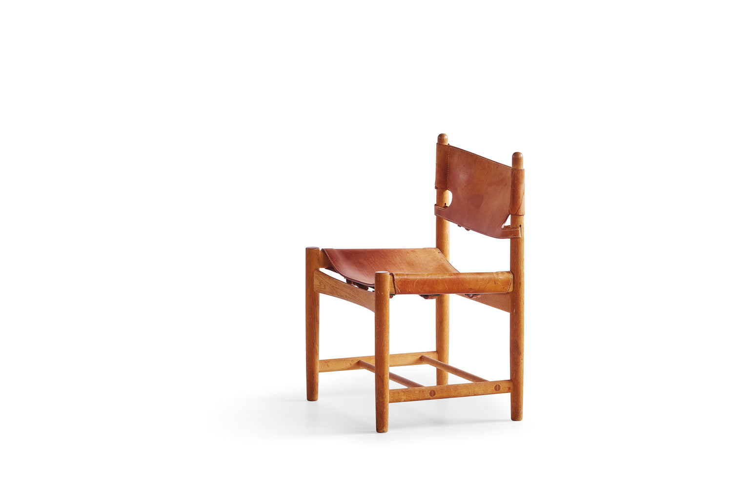 A Borge Mogensen Caned Side Chair in Teak