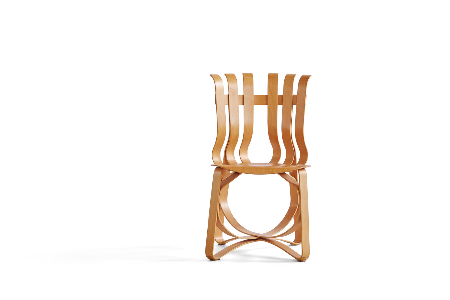 A Frank Gehry "Hat Trick" Chair in Maple for Knoll