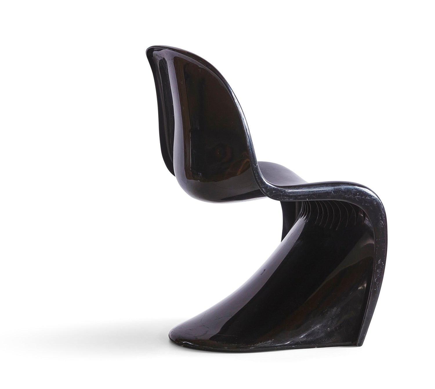 Black Verner Panton "S" Chair for Herman Miller