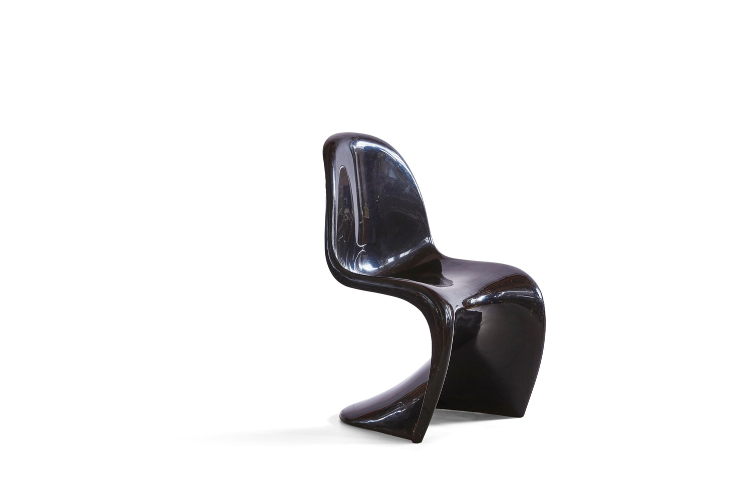 Black Verner Panton "S" Chair for Herman Miller