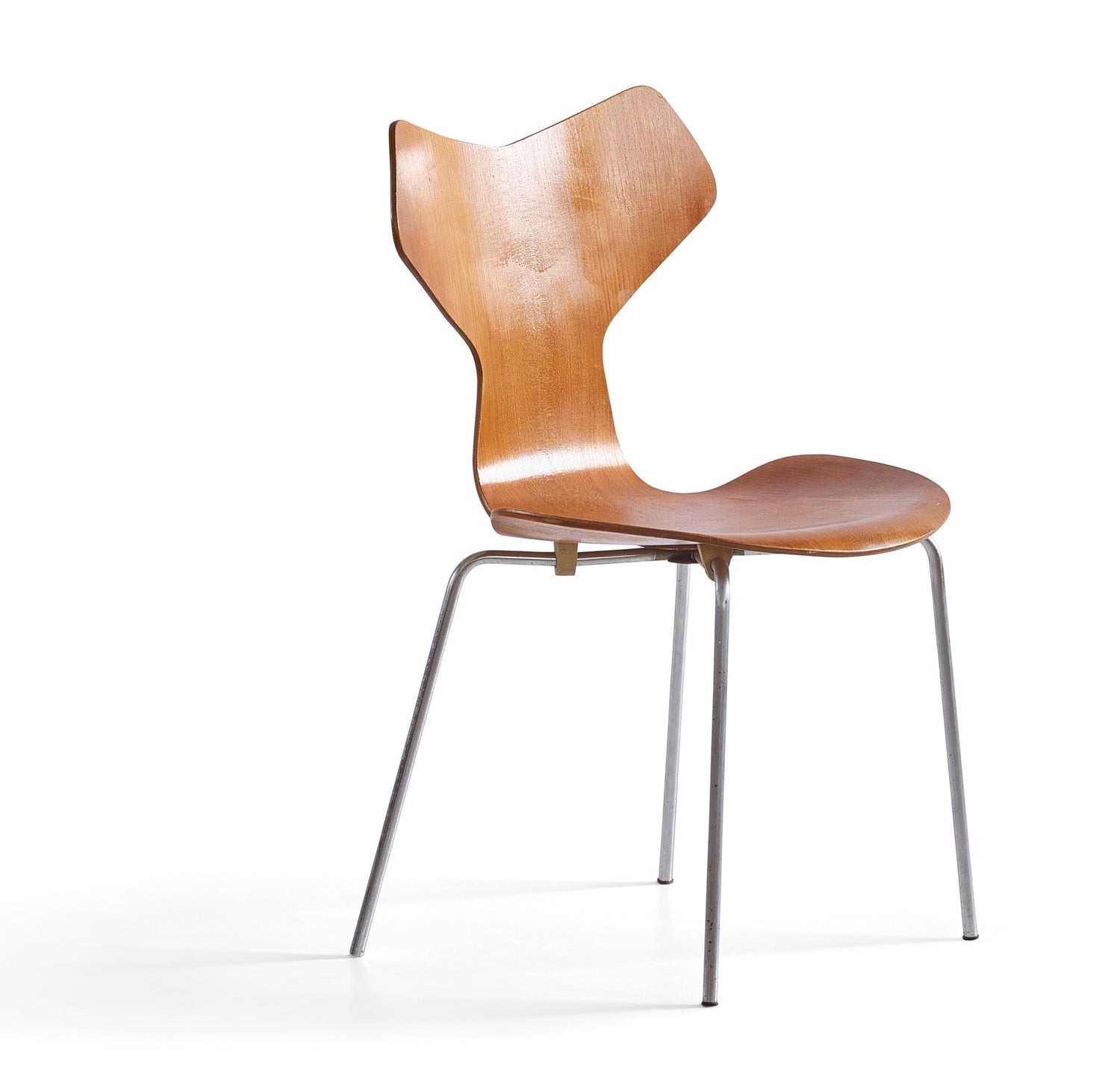 Arne Jacobsen "Grand Prix" Sidechair in Teak