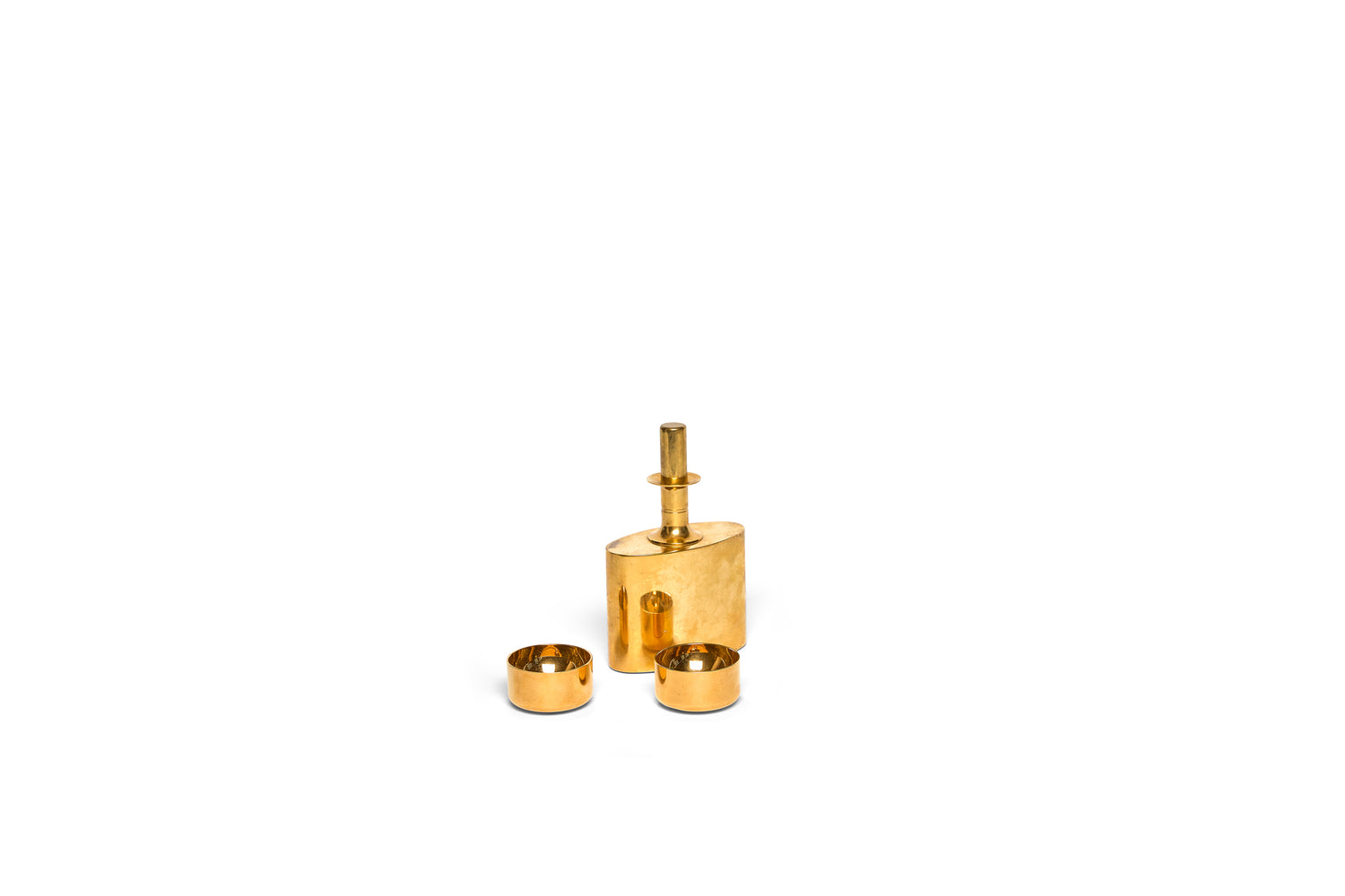 Drinking Set in Gold Plate for Skultuna Sweden