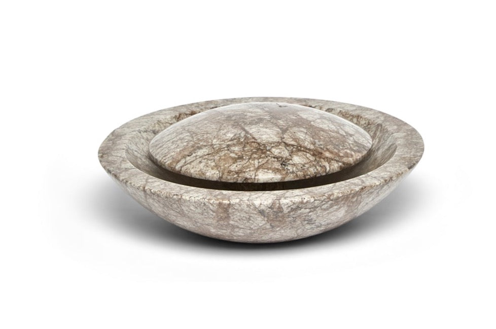 A Soild Marble Vessel by Sergio Asti