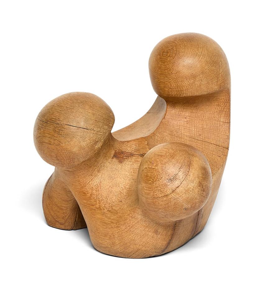 An Exceptional Hand Carved Wooden Sculpture