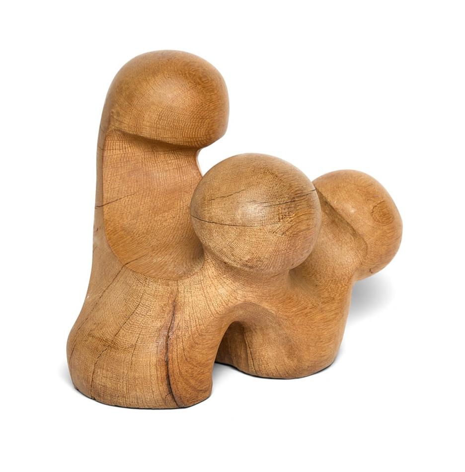 An Exceptional Hand Carved Wooden Sculpture