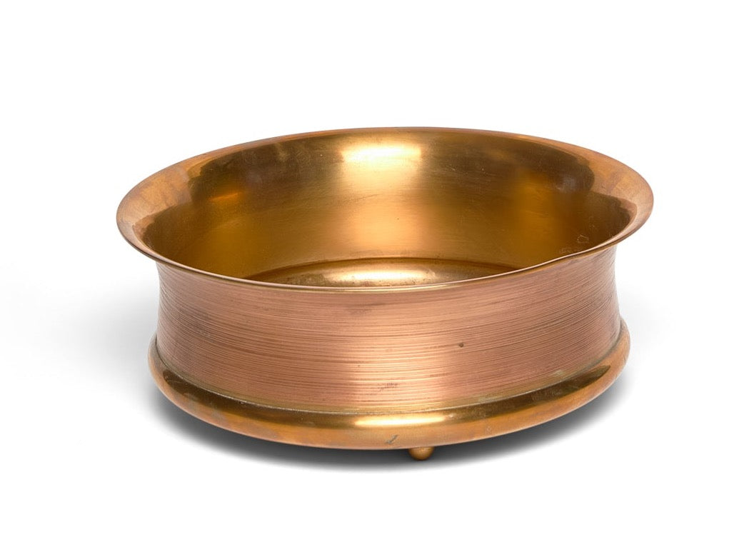 A Large and Important Hand-Spun and Formed Bowl In Bronze by Tapio Wirkkla