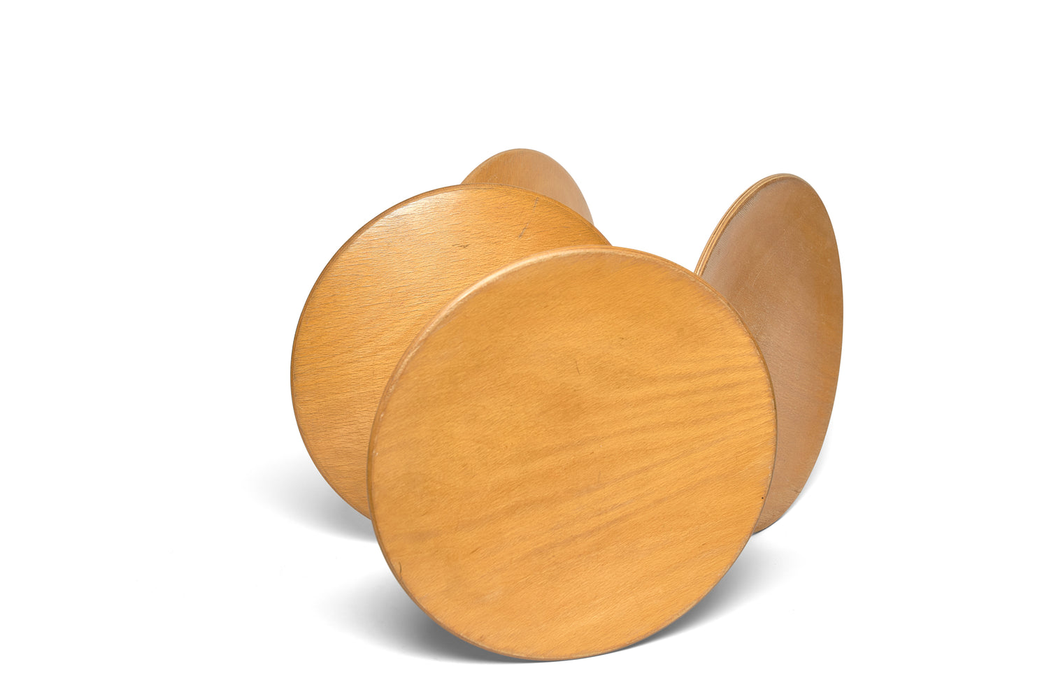 Nanna Ditzel Stool in Beech for Kolds Savværk, Denmark, 1962