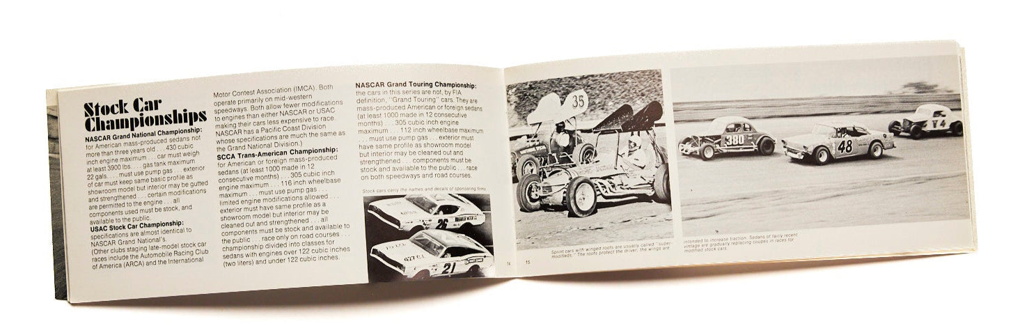 Auto Racing : By the Letters and the Numbers