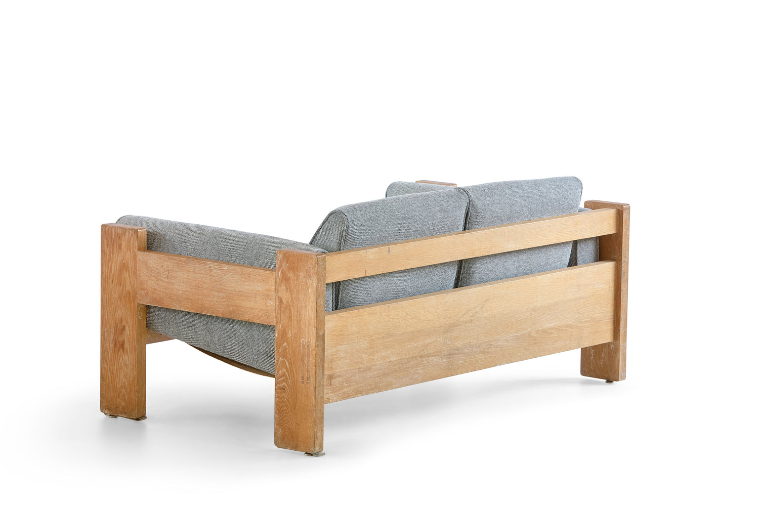 Janis Kravis Custom Settee in Solid Oak