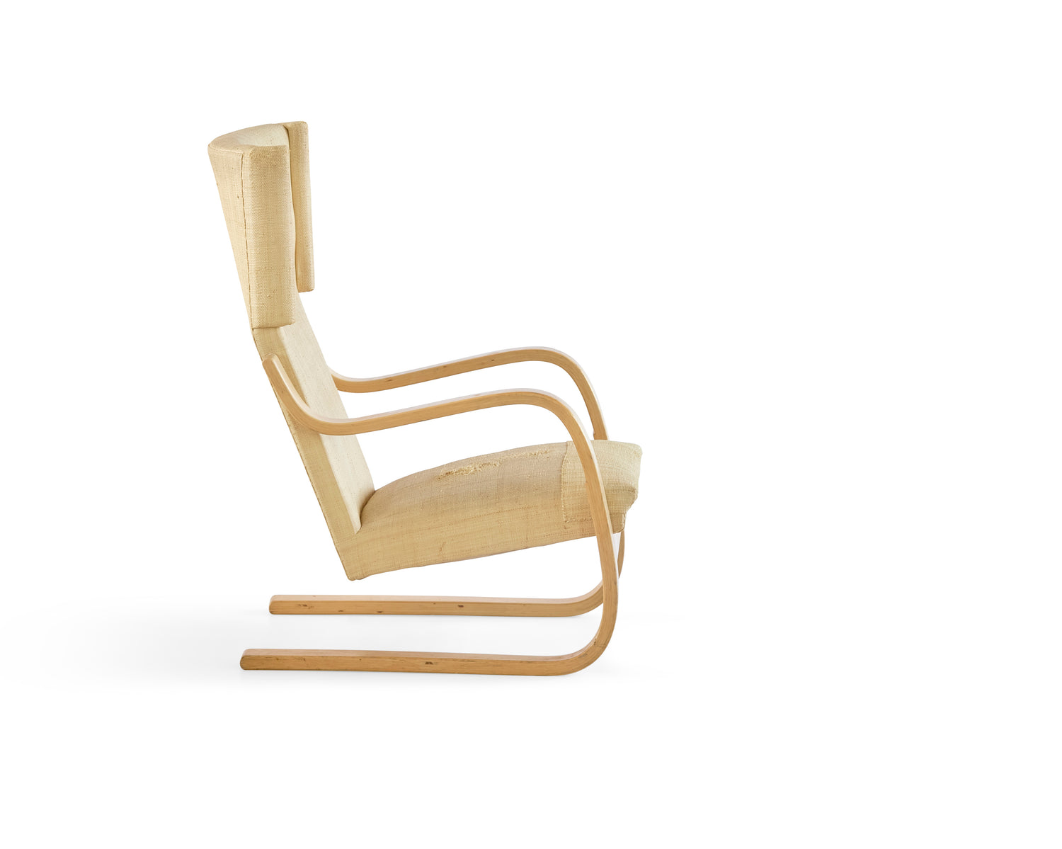 Pair of Alvar Aalto Model 36/ 401 High Back Lounge Chairs