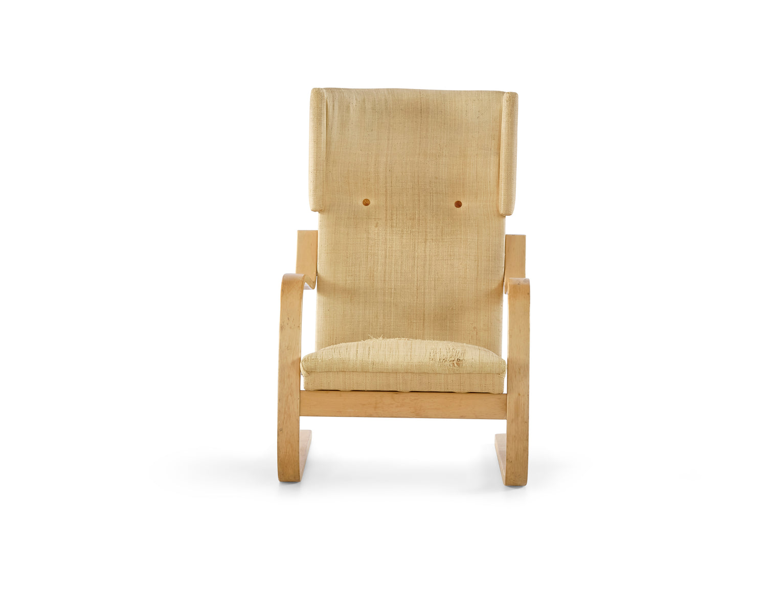 Pair of Alvar Aalto Model 36/ 401 High Back Lounge Chairs