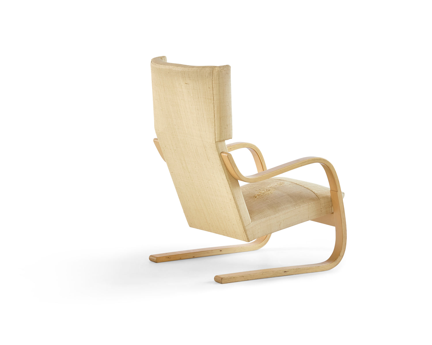 Pair of Alvar Aalto Model 36/ 401 High Back Lounge Chairs