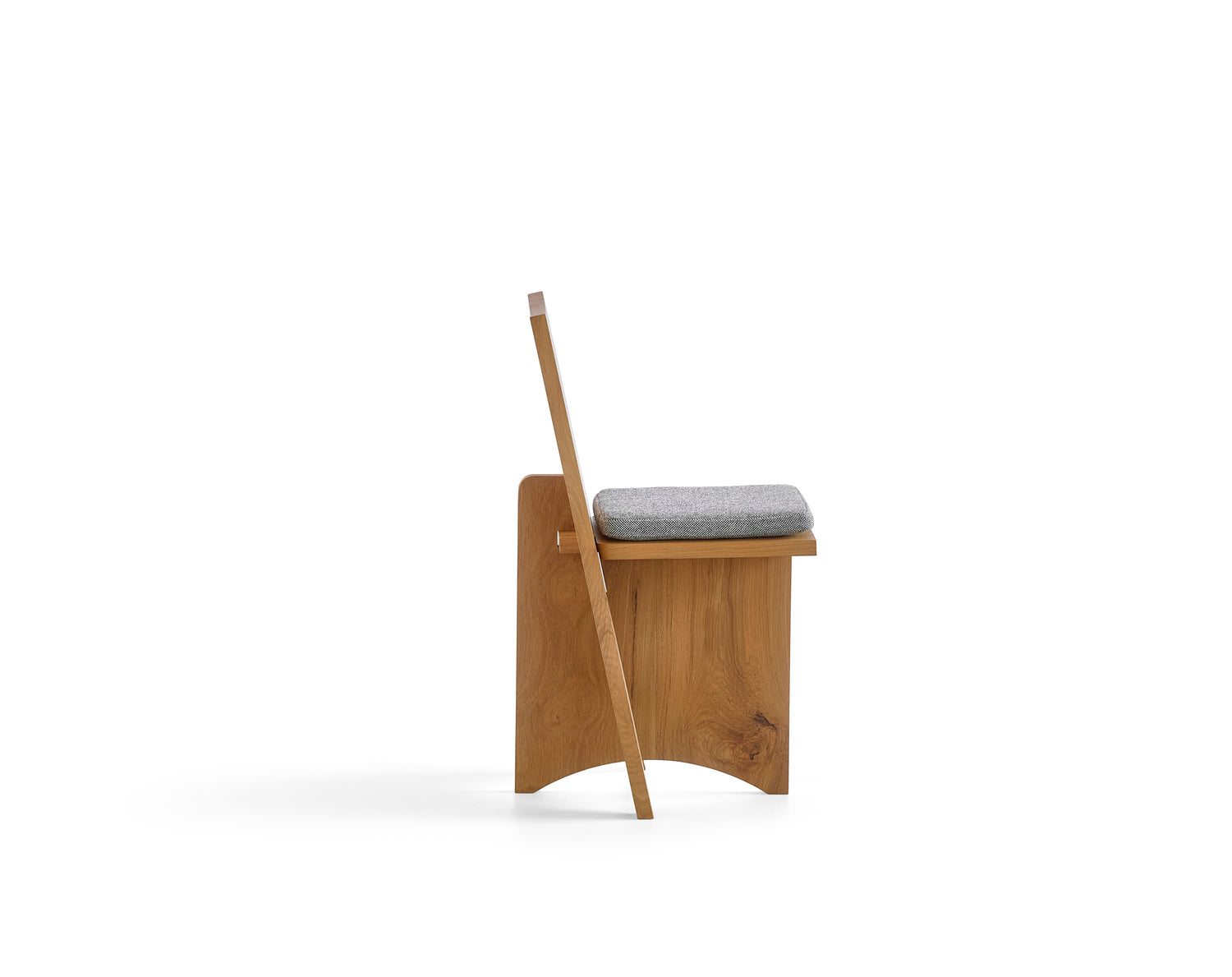 Unrealized Pierre Jeanneret "Prouve" Chair in Oak