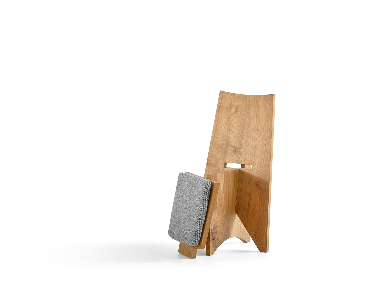 Unrealized Pierre Jeanneret "Prouve" Chair in Oak
