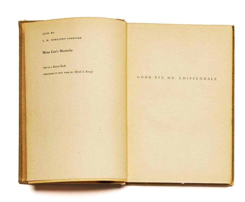 Good - Bye Mr. Chippendale  A signed example  T.H Robsjohn Gibbons