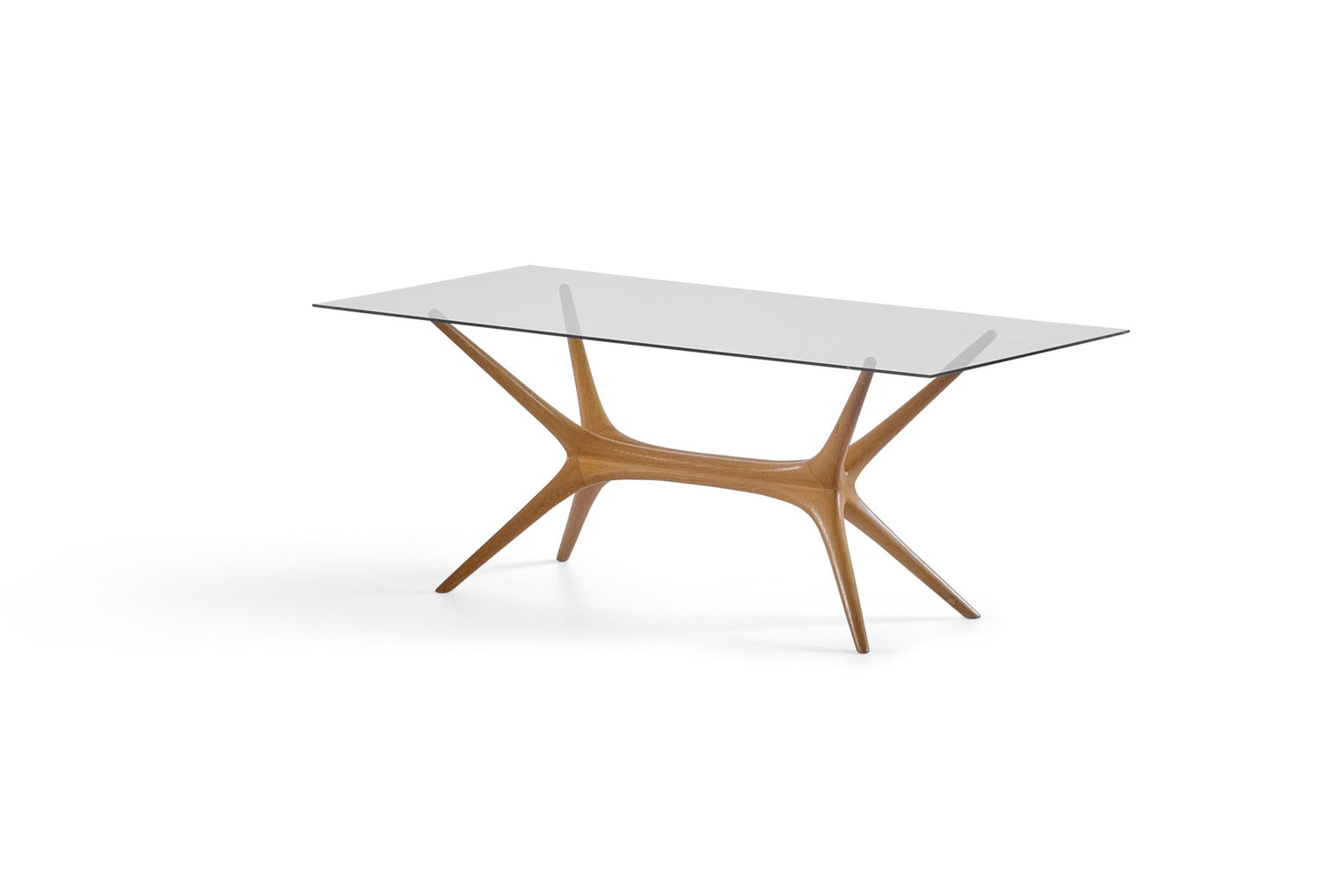 Important Tapio Wirkkala Model 9020 "X-Frame" Coffee Table ca. 1958