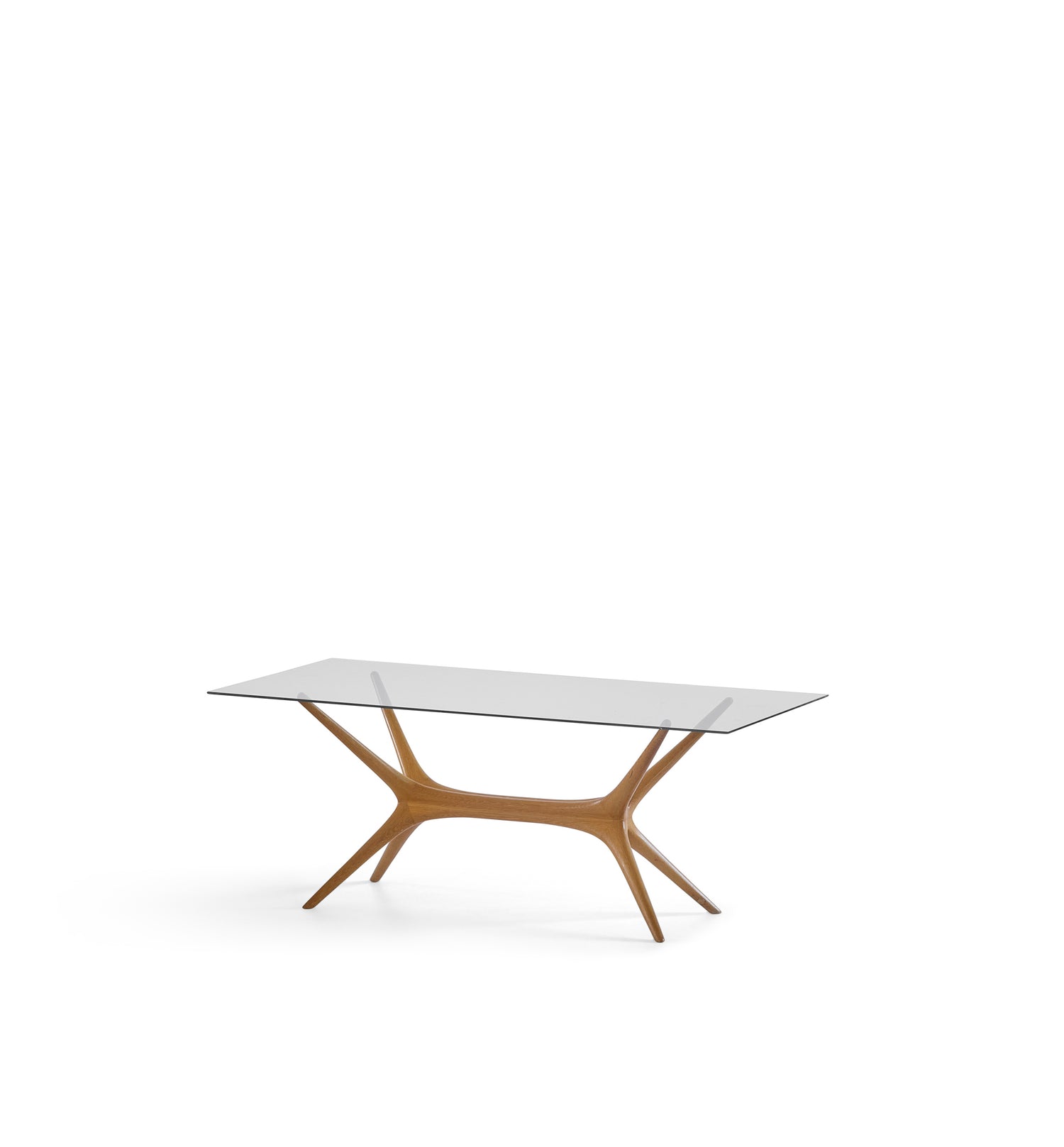 Important Tapio Wirkkala Model 9020 "X-Frame" Coffee Table ca. 1958