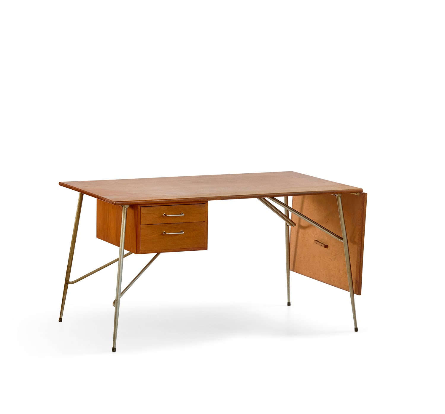 Børge Mogensen Drop Leaf Desk in Teak for Søborg